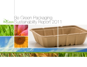 2011 sustainability report be green packaging